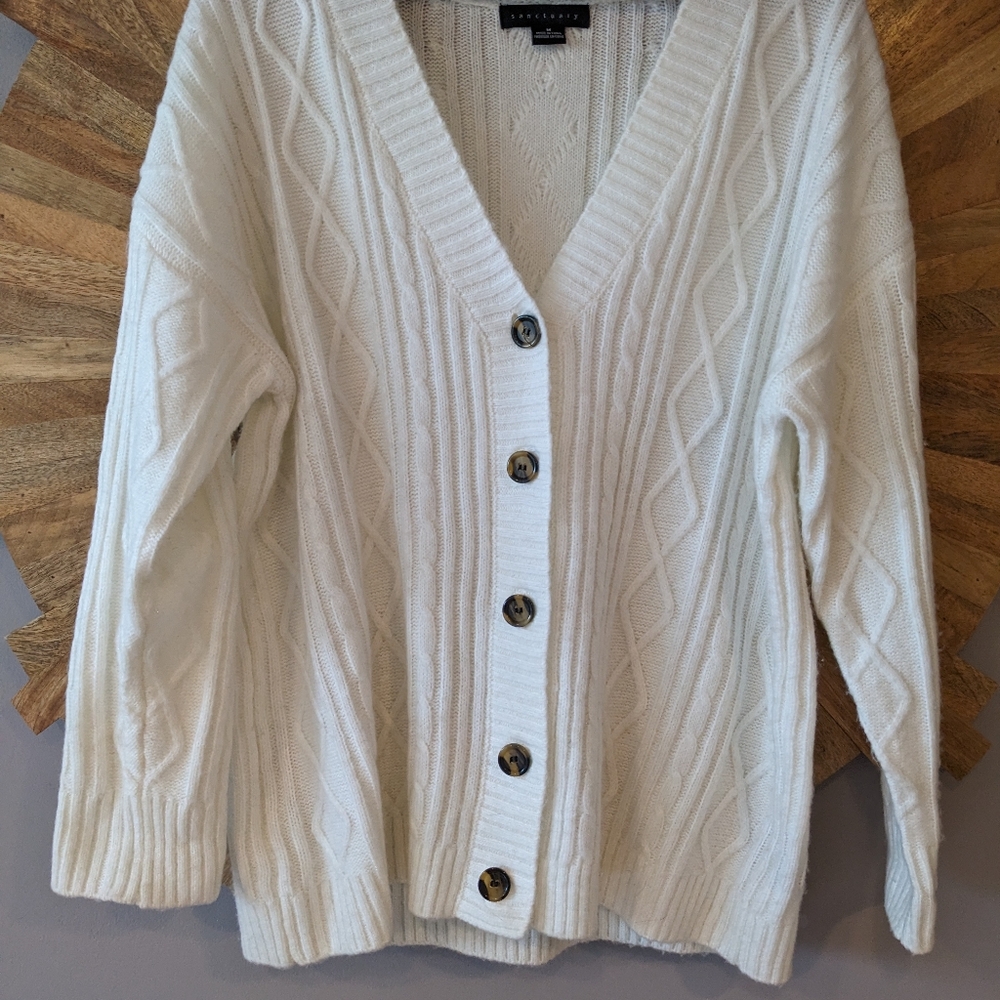 Sanctuary Cable knit oversized sweater